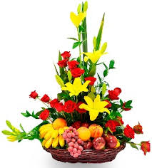Foto de Canasta Premium Frutas y flores
